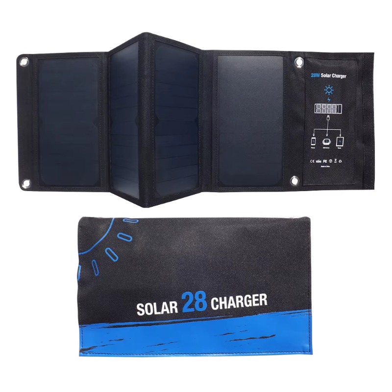 Solar Charger Panel Foldable - Best Price Portable Sunpower 28w Solar