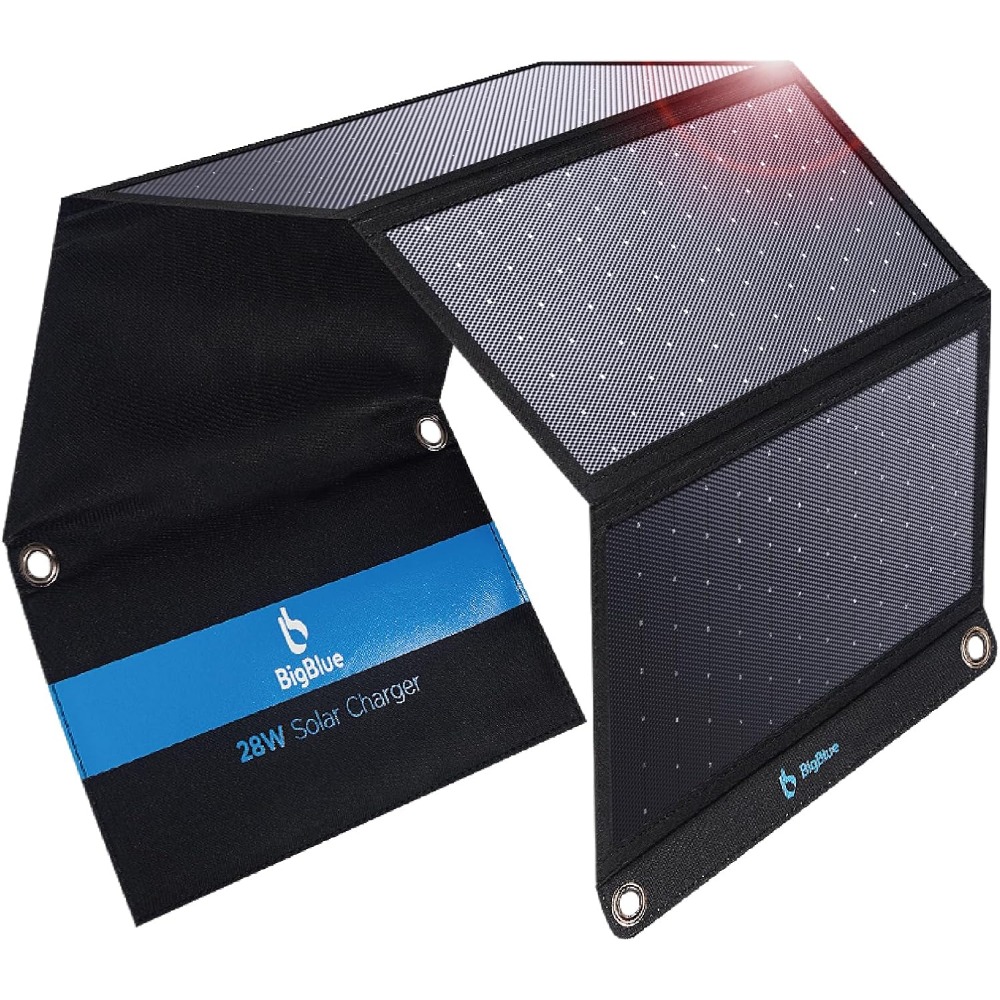3 USB Ports 28W Solar Charger( - огляд і ціна Solar Charger Panel Foldable