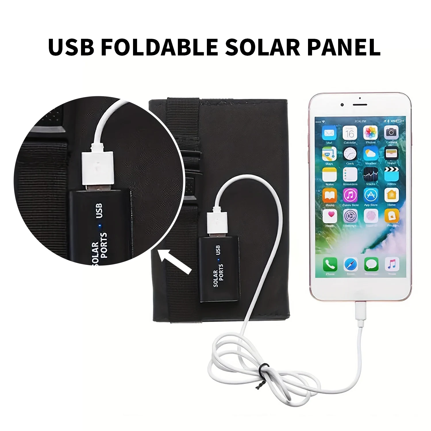Foldable solar panel 20W 50W 6 - огляд і ціна Solar Charger Panel Foldable