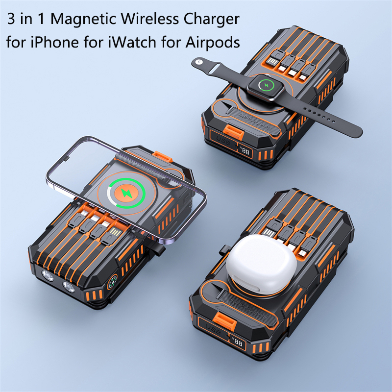 20000mAh Hand Crank Solar Powe - огляд і ціна Solar Charger Panel Foldable