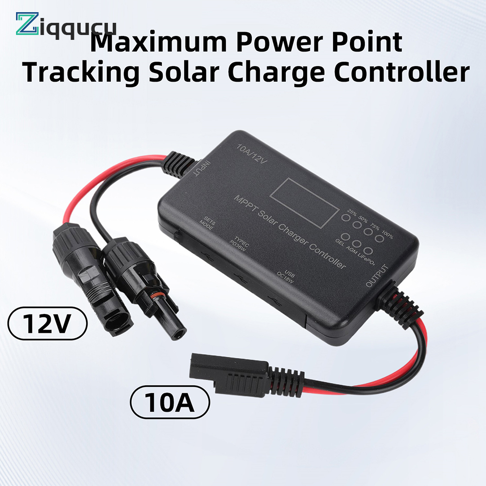 MPPT Solar Controller 12V 10A  - огляд і ціна Solar Charger Panel Foldable
