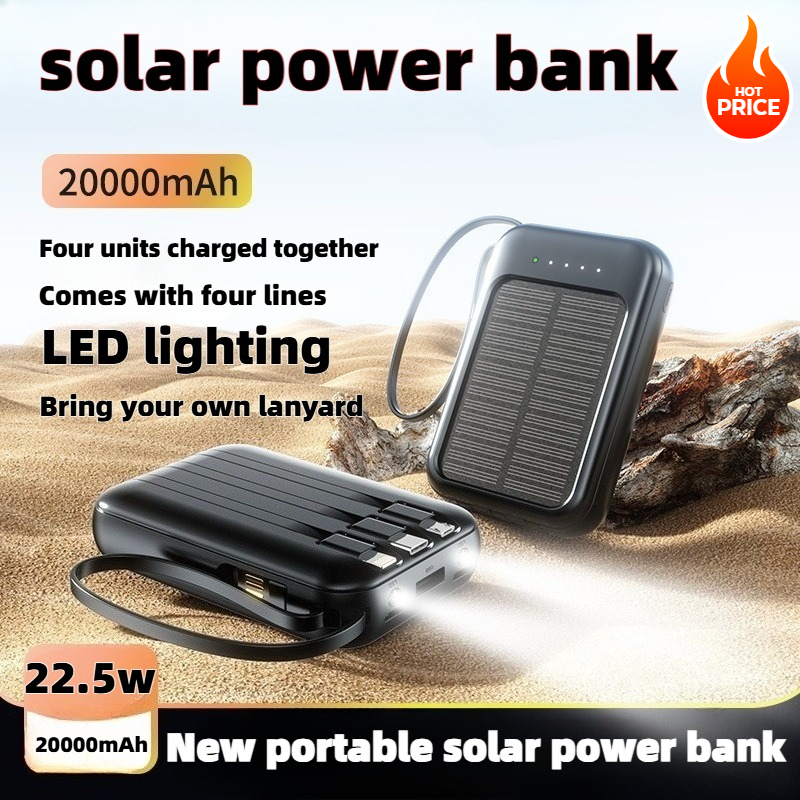 50000mAh Solar Power Bank Supe - огляд і ціна Solar Charger Panel Foldable
