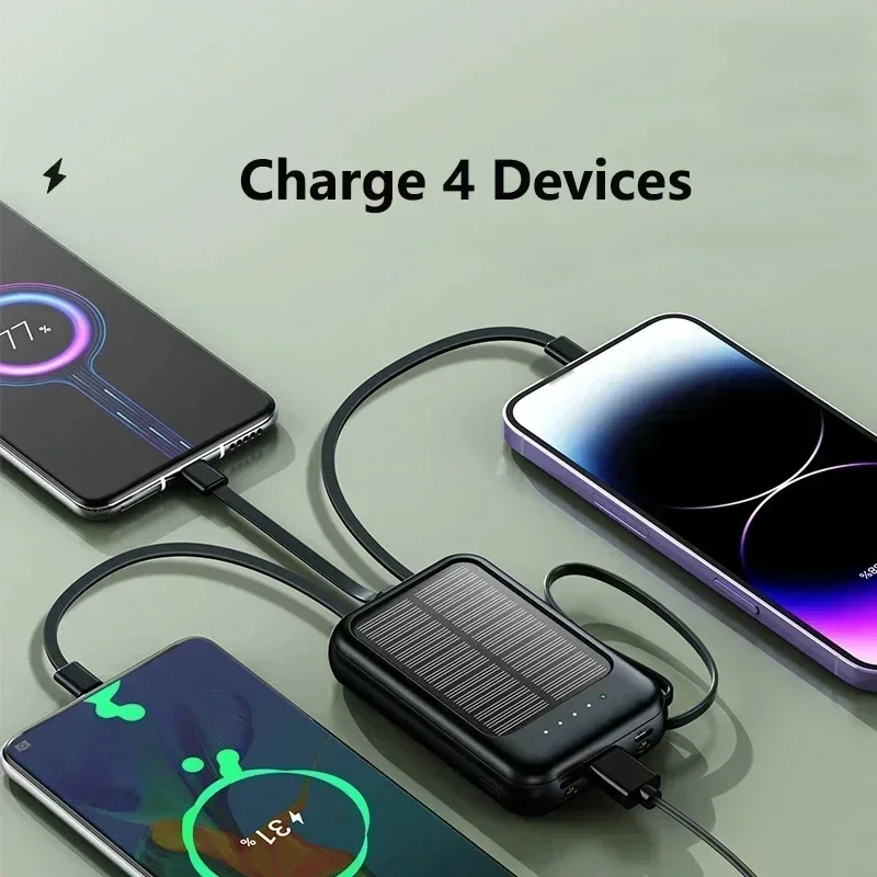 50000mAh Solar Power Bank Supe - огляд і ціна Solar Charger Panel Foldable