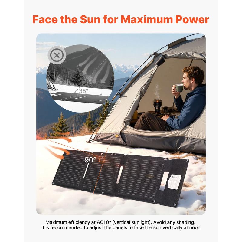 30W Foldable Solar Panel Charg - огляд і ціна Solar Charger Panel Foldable