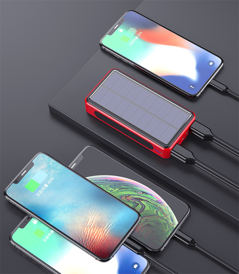 50000mAh Solar Power Bank Port - огляд і ціна Solar Charger Panel Foldable
